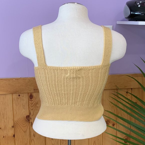 5 for $25 - Hippie Rose Knit Tank Top - Picture 4 of 5